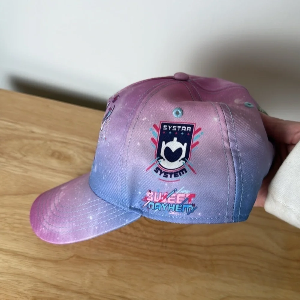 Sweet Mayhem The Lego Movie Youth OSFM Snap Back Cap Hat Pink/Violet Adjustable